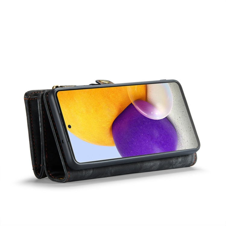 For Samsung Galaxy A51 CaseMe-008 Detachable Multifunctional Flip Leather Phone Case(Black) - free shipping - PMC Jewellery - Order now!