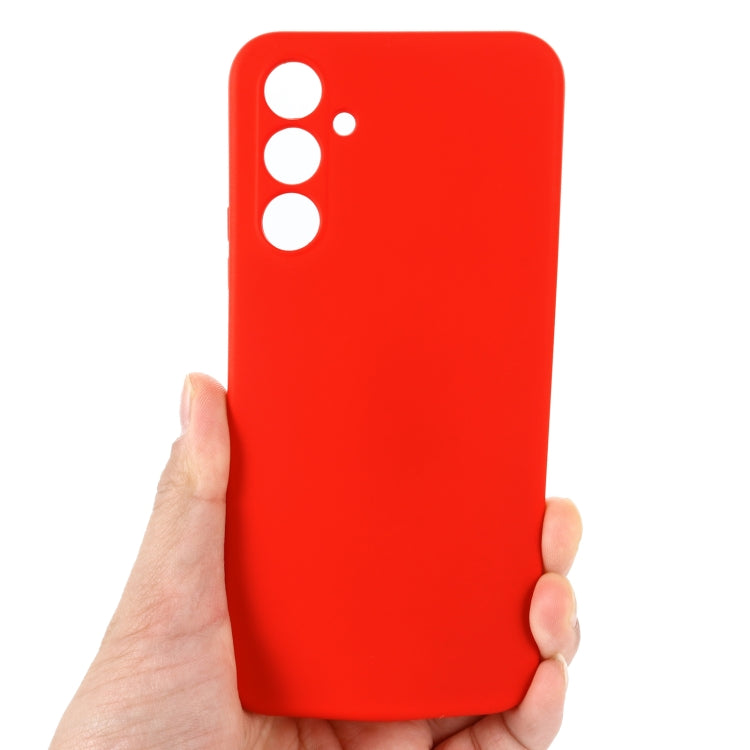 For Samsung Galaxy A54 5G Solid Color Liquid Silicone Dropproof Full Coverage Phone Case(Red) - free shipping - PMC TechLife - Order now!