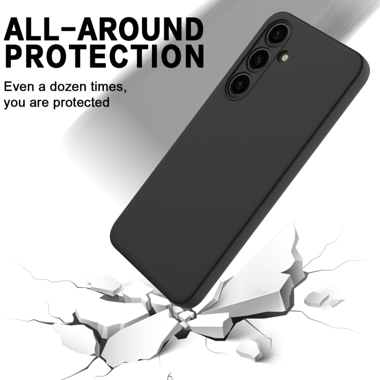 For Samsung Galaxy S24 5G Solid Color Liquid Silicone Dropproof Full Coverage Phone Case(Black) - free shipping - PMC TechLife - Order now!