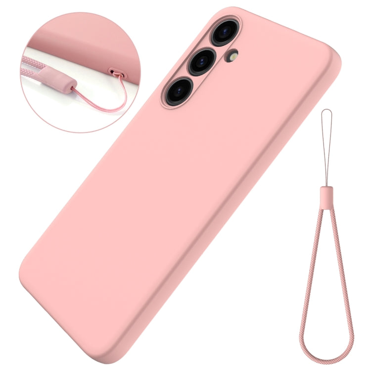For Samsung Galaxy S24 5G Solid Color Liquid Silicone Dropproof Full Coverage Phone Case(Pink) - free shipping - PMC TechLife - Order now!