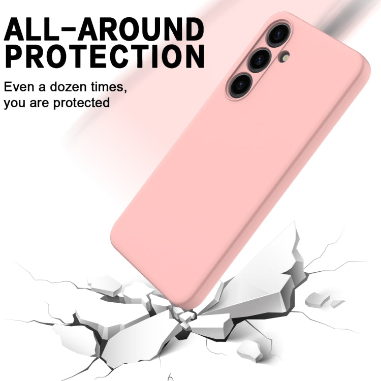 For Samsung Galaxy S24 5G Solid Color Liquid Silicone Dropproof Full Coverage Phone Case(Pink) - free shipping - PMC TechLife - Order now!
