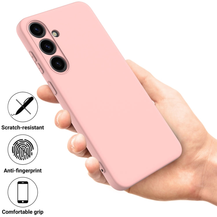 For Samsung Galaxy S24 5G Solid Color Liquid Silicone Dropproof Full Coverage Phone Case(Pink) - free shipping - PMC TechLife - Order now!