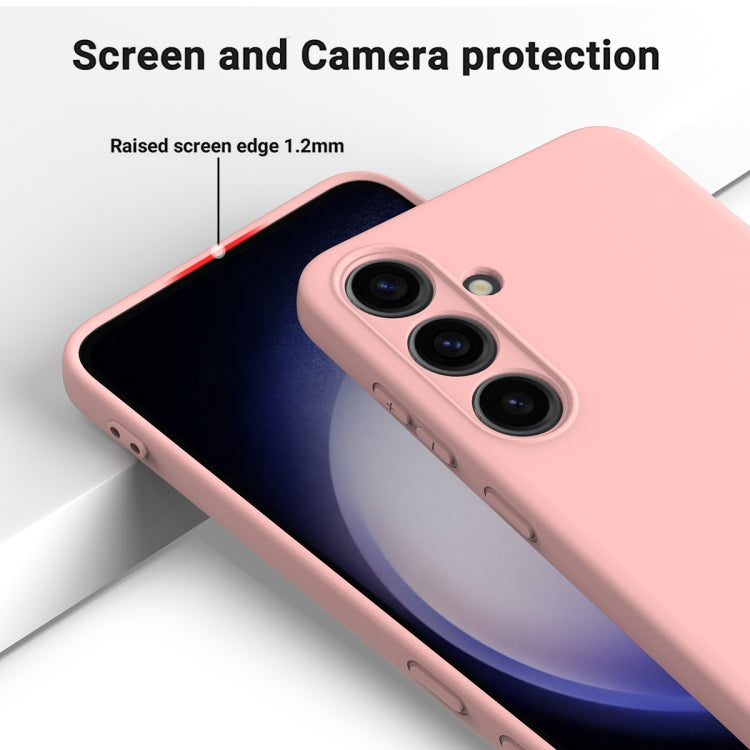For Samsung Galaxy S24 5G Solid Color Liquid Silicone Dropproof Full Coverage Phone Case(Pink) - free shipping - PMC TechLife - Order now!
