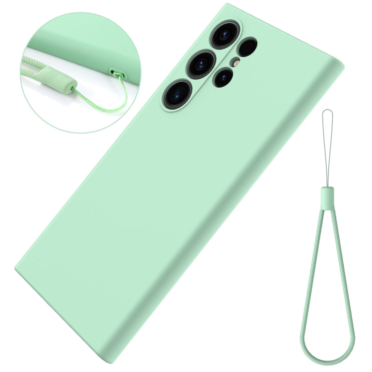 For Samsung Galaxy S24 Ultra 5G Solid Color Liquid Silicone Dropproof Full Coverage Phone Case(Green) - free shipping - PMC TechLife - Order now!
