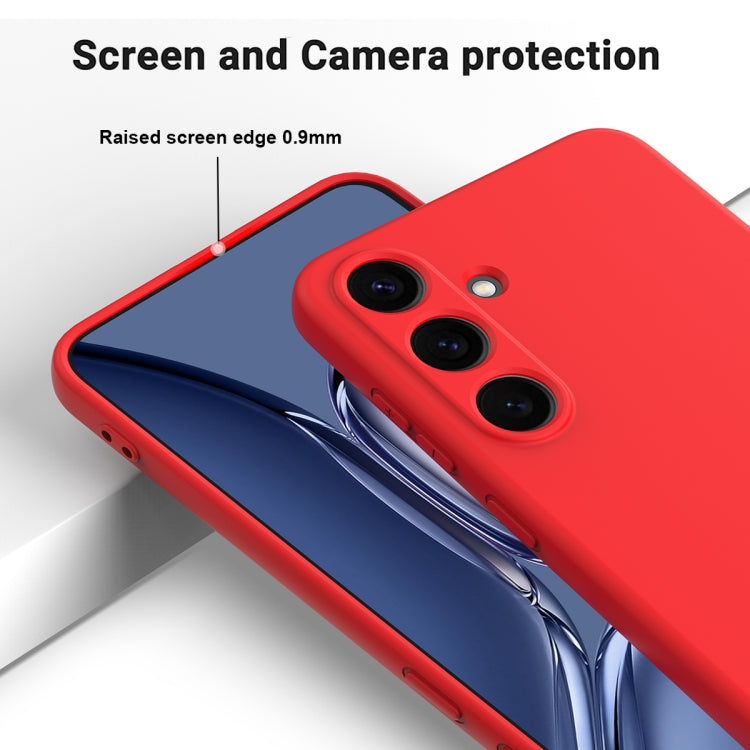 For Samsung Galaxy S25 5G Solid Color Liquid Silicone Dropproof Full Coverage Phone Case(Red) - free shipping - PMC Jewellery - Order now!