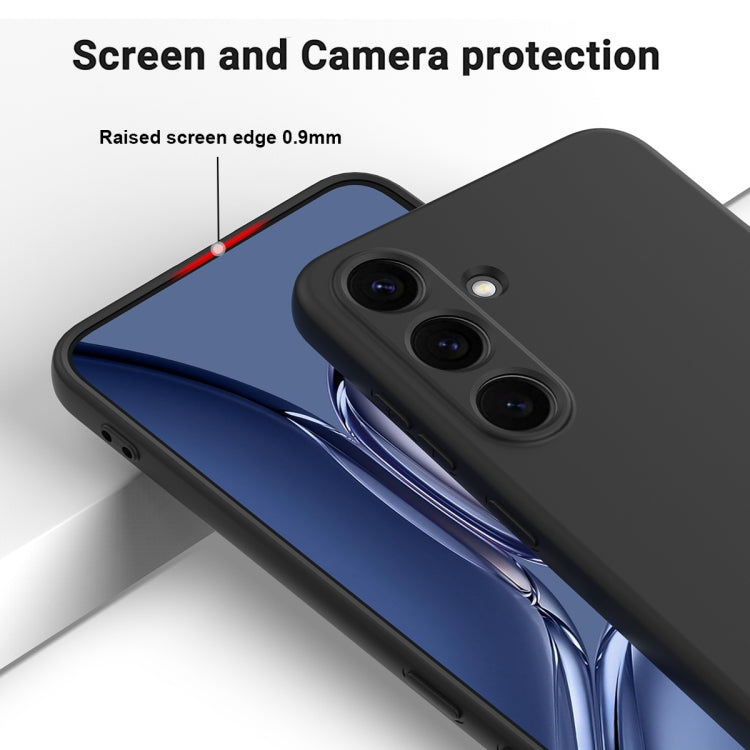 For Samsung Galaxy S25+ 5G Solid Color Liquid Silicone Dropproof Full Coverage Phone Case(Black) - free shipping - PMC Jewellery - Order now!