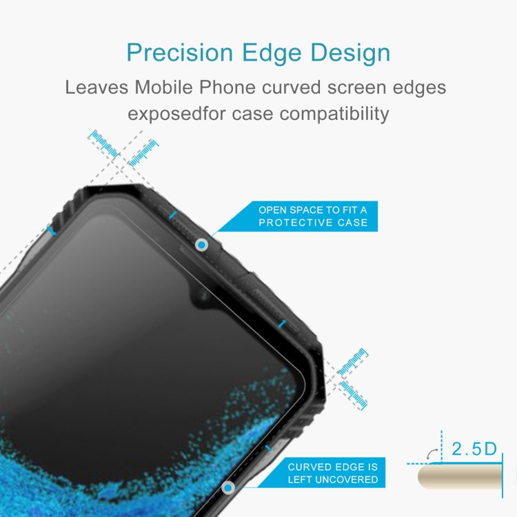 For DOOGEE V Max 50pcs 0.26mm 9H 2.5D Tempered Glass Film - For Doogee by PMC TechLife | Online Shopping South Africa | PMC TechLife | Buy Now Pay Later Mobicred