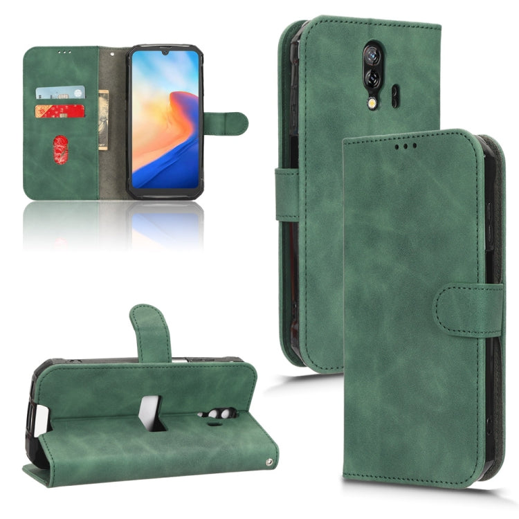 For Blackview BV7200 Skin Feel Magnetic Flip Leather Phone Case(Green) - More Brand by PMC TechLife | Online Shopping South Africa | PMC TechLife | Buy Now Pay Later Mobicred