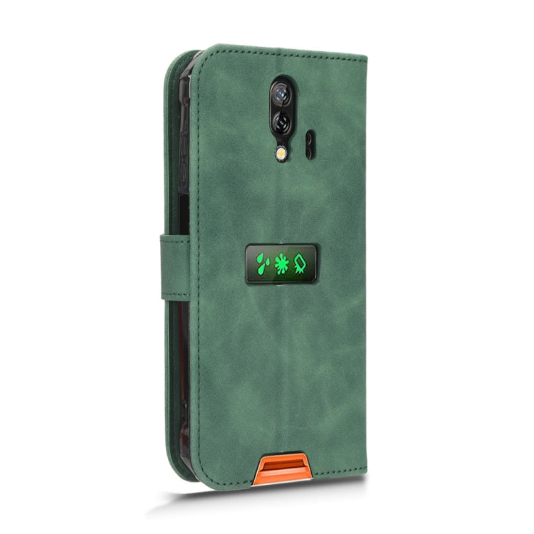 For Blackview BV7200 Skin Feel Magnetic Flip Leather Phone Case(Green) - More Brand by PMC TechLife | Online Shopping South Africa | PMC TechLife | Buy Now Pay Later Mobicred