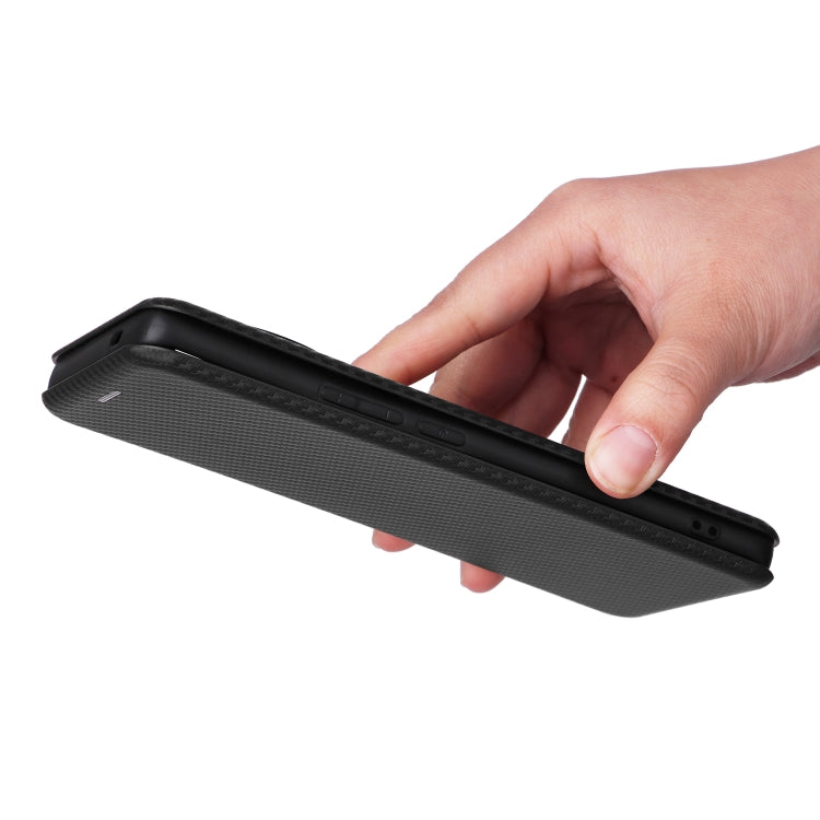 For vivo X90 Pro+ 5G Carbon Fiber Texture Flip Leather Phone Case(Black) - vivo Cases by PMC TechLife | Online Shopping South Africa | PMC TechLife