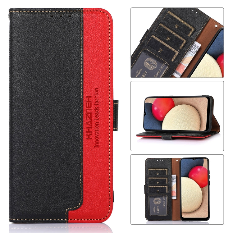 For Xiaomi Redmi K70 5G / K70 Pro 5G KHAZNEH Litchi Texture Leather RFID Phone Case(Black) - Xiaomi Cases by PMC Jewellery | Online Shopping South Africa | PMC Jewellery | Buy Now Pay Later Mobicred