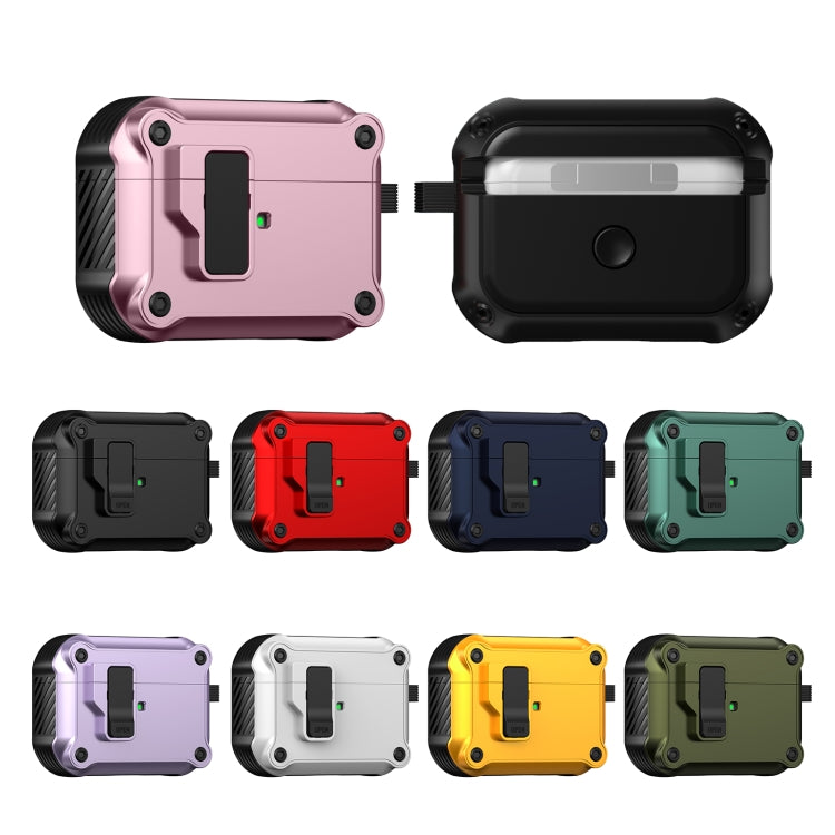 For AirPods Pro Eagle Shockproof Earphone Protective Case with Switch(Yellow) - For AirPods Pro by PMC Jewellery | Online Shopping South Africa | PMC Jewellery | Buy Now Pay Later Mobicred