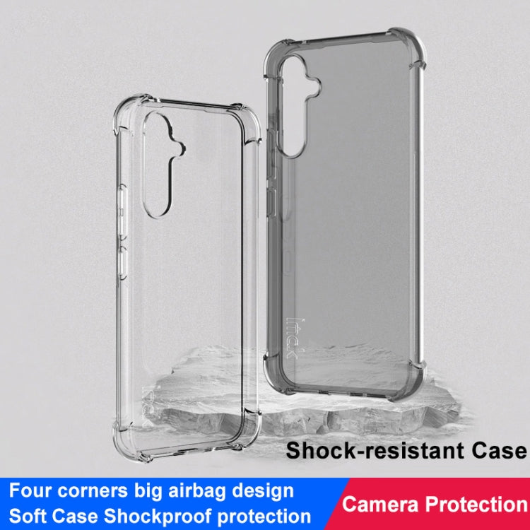 For Samsung Galaxy A54 5G imak Shockproof Airbag TPU Phone Case(Transparent Black) - Galaxy Phone Cases by imak | Online Shopping South Africa | PMC TechLife | Buy Now Pay Later Mobicred