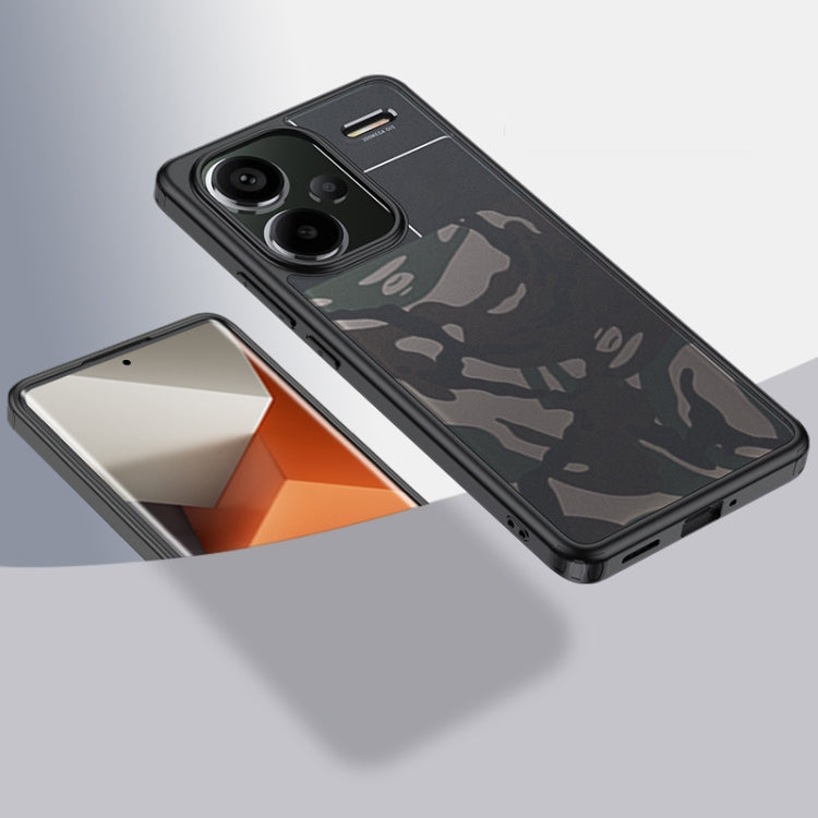 For Xiaomi Redmi Note 13 Pro+ Armor Clear TPU Hard PC Phone Case(Matte Black) - free shipping - PMC TechLife - Order now!