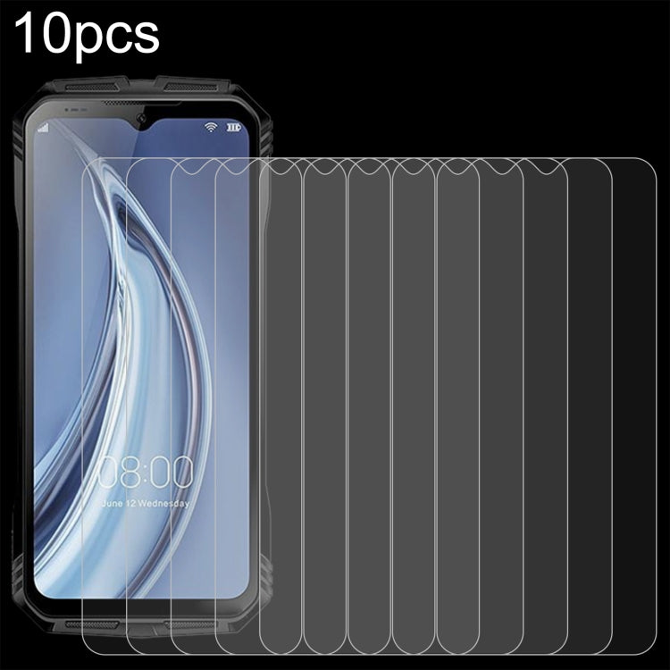 For Doogee S100 Pro 10 PCS 0.26mm 9H 2.5D Tempered Glass Film - For Doogee by PMC TechLife | Online Shopping South Africa | PMC TechLife | Buy Now Pay Later Mobicred