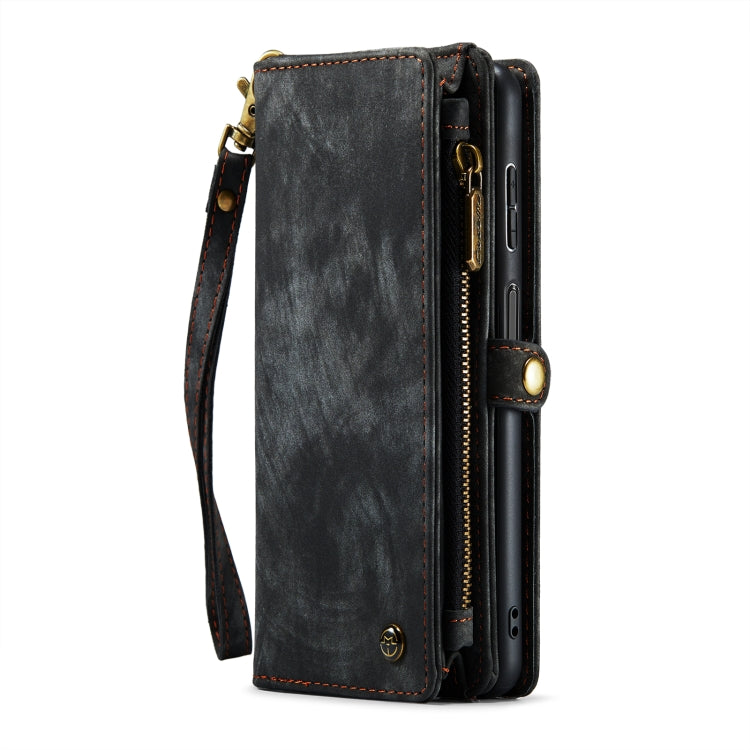 For Samsung Galaxy A14 5G CaseMe 008 Detachable Multifunctional Leather Phone Case(Black) - free shipping - PMC Jewellery - Order now!