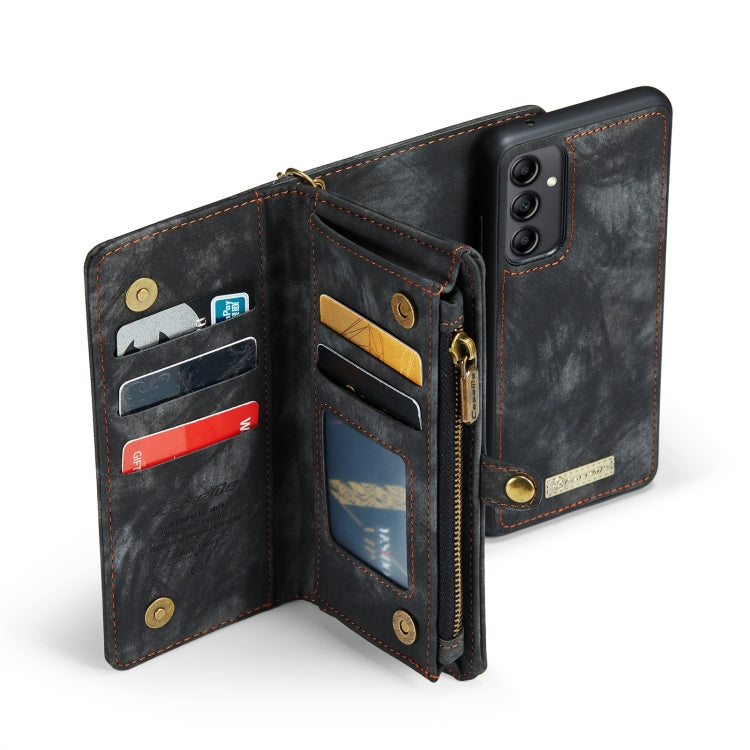 For Samsung Galaxy A14 5G CaseMe 008 Detachable Multifunctional Leather Phone Case(Black) - free shipping - PMC Jewellery - Order now!