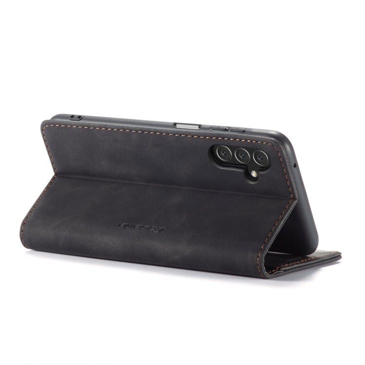 For Samsung Galaxy A14 5G CaseMe 013 Multifunctional Horizontal Flip Leather Phone Case(Black) - free shipping - PMC Jewellery - Order now!