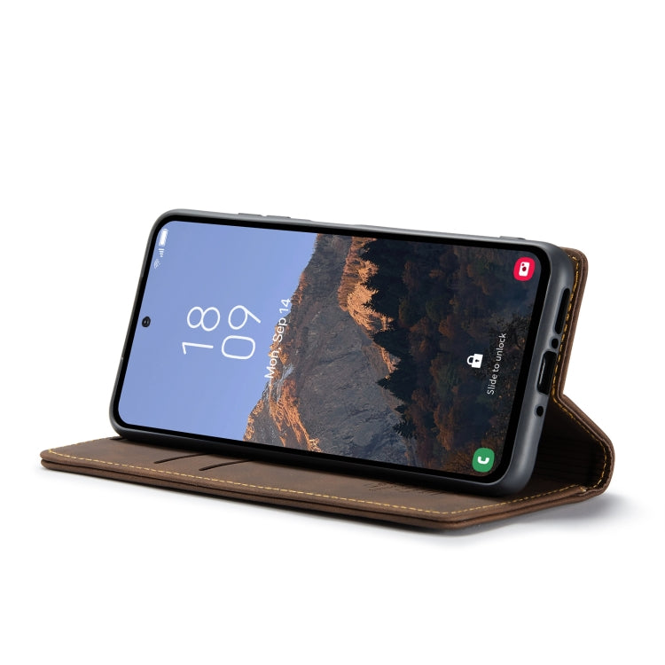 For Samsung Galaxy A54 CaseMe 013 Multifunctional Horizontal Flip Leather Phone Case(Coffee) - free shipping - PMC Jewellery - Order now!
