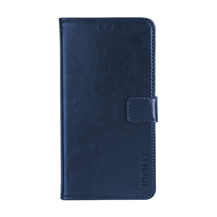 For Blackview A60 idewei Crazy Horse Texture Horizontal Flip Leather Case with Holder & Card Slots & Wallet(Dark Blue) - More Brand by idewei | Online Shopping South Africa | PMC TechLife