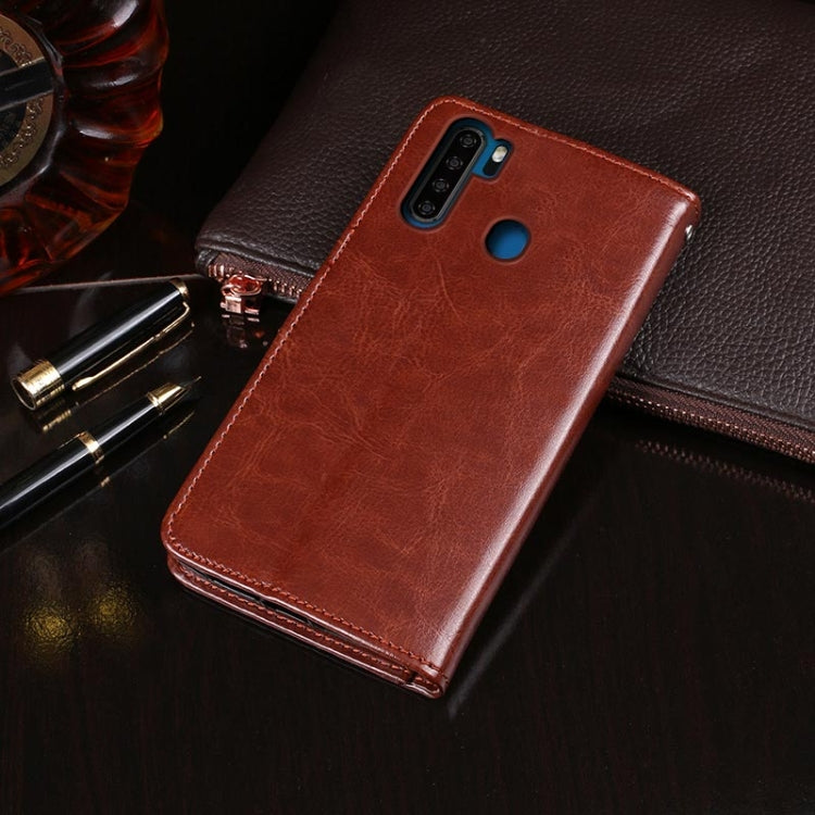 For Blackview A80 Pro idewei Crazy Horse Texture Horizontal Flip Leather Case with Holder & Card Slots & Wallet(Red) - free shipping - PMC TechLife - Order now!