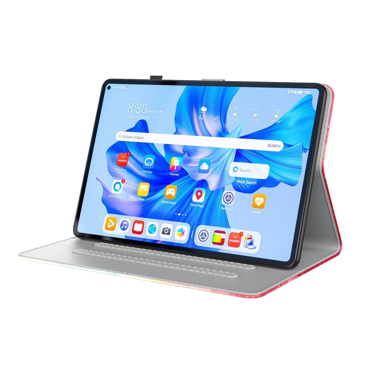 For Huawei MatePad Pro 11 2022 Watercolor Pattern Flip Leather Tablet Case(Spring Cherry) - Huawei by PMC TechLife | Online Shopping South Africa | PMC TechLife | Buy Now Pay Later Mobicred