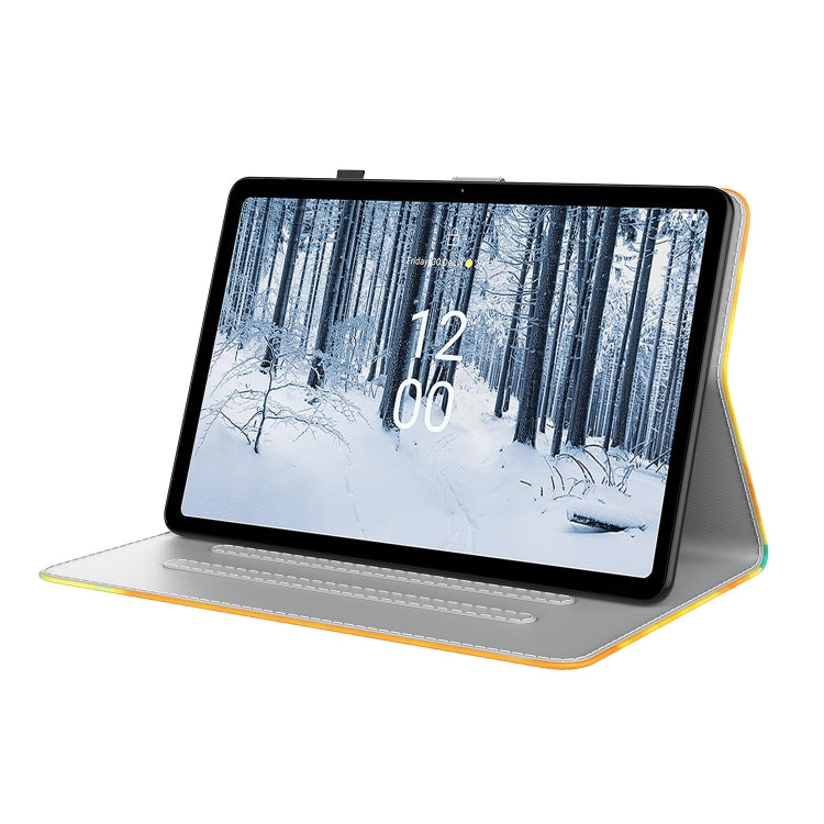 For Nokia T21 Watercolor Pattern Flip Leather Tablet Case(Autumn Leaves) - free shipping - PMC TechLife - Order now!