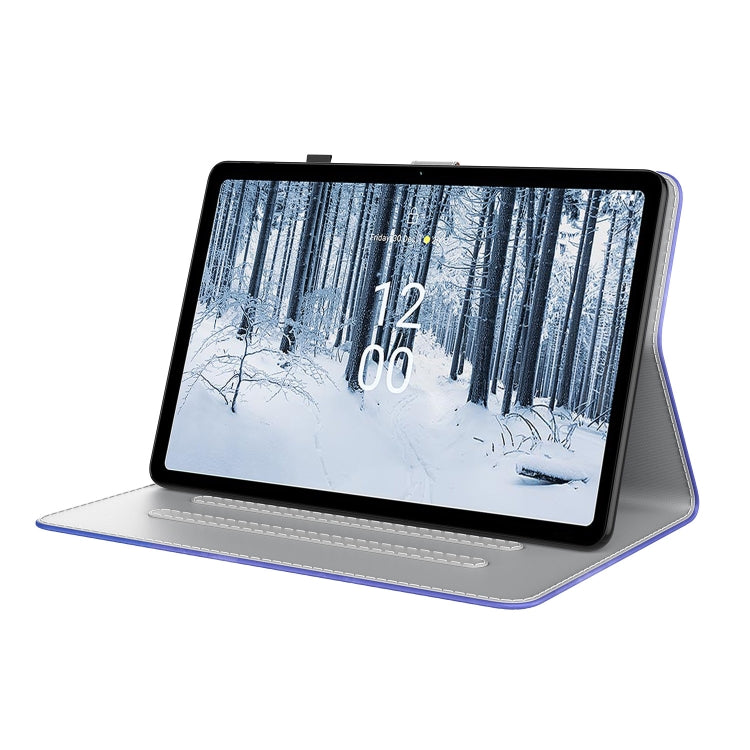 For Nokia T21 Watercolor Pattern Flip Leather Tablet Case(Winter Snow) - Nokia by PMC TechLife | Online Shopping South Africa | PMC TechLife | Buy Now Pay Later Mobicred