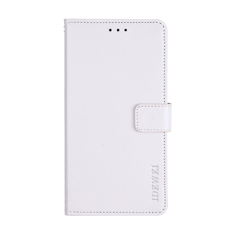 For Doogee X70 idewei  Crazy Horse Texture Horizontal Flip Leather Case with Holder & Card Slots & Wallet(White) - More Brand by idewei | Online Shopping South Africa | PMC TechLife | Buy Now Pay Later Mobicred