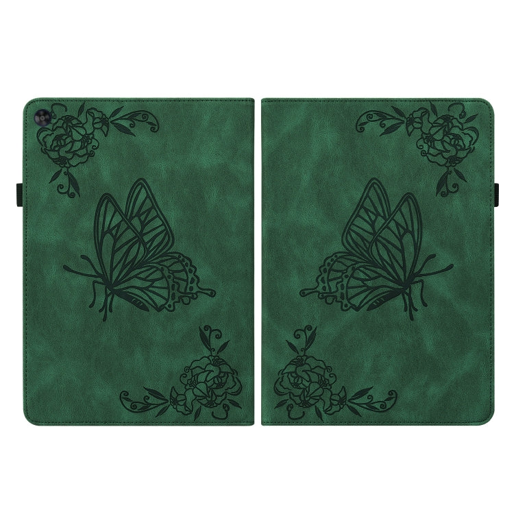 For Huawei MatePad SE Butterfly Flower Embossed Leather Tablet Case(Green) - free shipping - PMC TechLife - Order now!