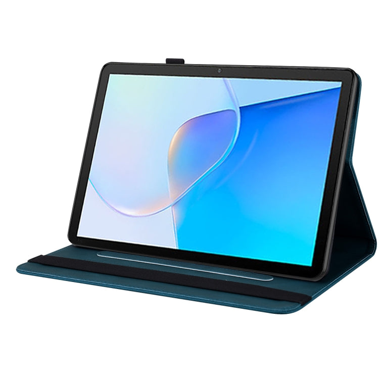 For Huawei MatePad SE Butterfly Flower Embossed Leather Tablet Case(Blue) - Huawei by PMC TechLife | Online Shopping South Africa | PMC TechLife | Buy Now Pay Later Mobicred