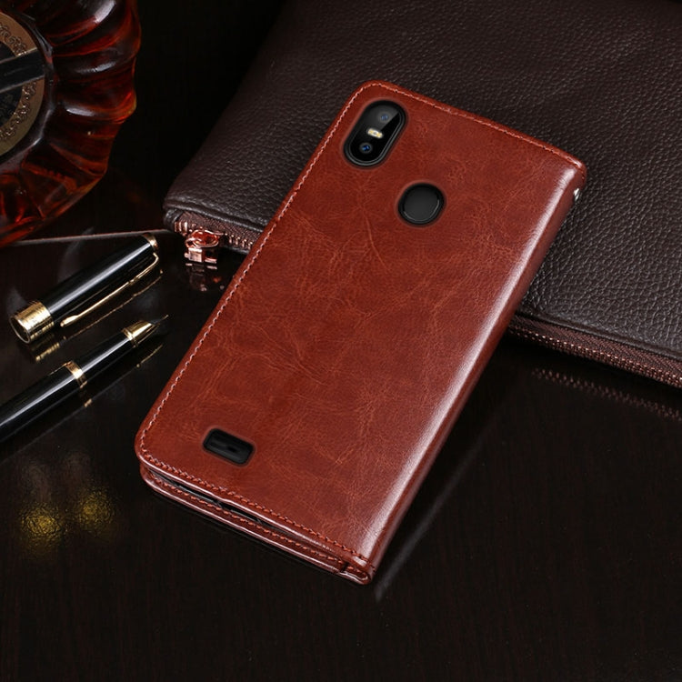 For Ulefone S10 Pro idewei  Crazy Horse Texture Horizontal Flip Leather Case with Holder & Card Slots & Wallet(Brown) - Ulefone Cases by idewei | Online Shopping South Africa | PMC Jewellery | Buy Now Pay Later Mobicred