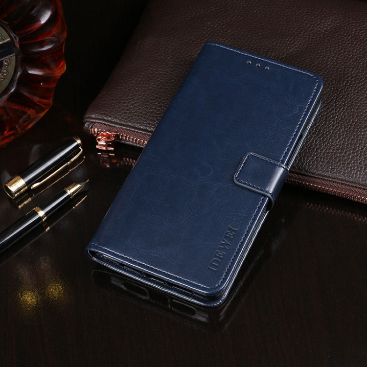 For Ulefone S10 Pro idewei  Crazy Horse Texture Horizontal Flip Leather Case with Holder & Card Slots & Wallet(Dark Blue) - Ulefone Cases by idewei | Online Shopping South Africa | PMC Jewellery | Buy Now Pay Later Mobicred