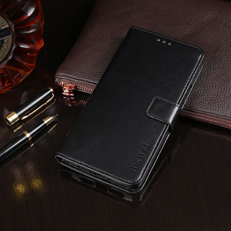 For HTC U12+ idewei Crazy Horse Texture Horizontal Flip Leather Case with Holder & Card Slots & Wallet(Black) - HTC by idewei | Online Shopping South Africa | PMC TechLife