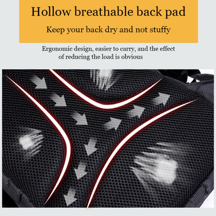 Outdoor Camera Backpack Waterproof Photography Camera Shoulders Bag, Size:45x32x18cm(Orange) - Backpack by PMC TechLife | Online Shopping South Africa | PMC TechLife | Buy Now Pay Later Mobicred