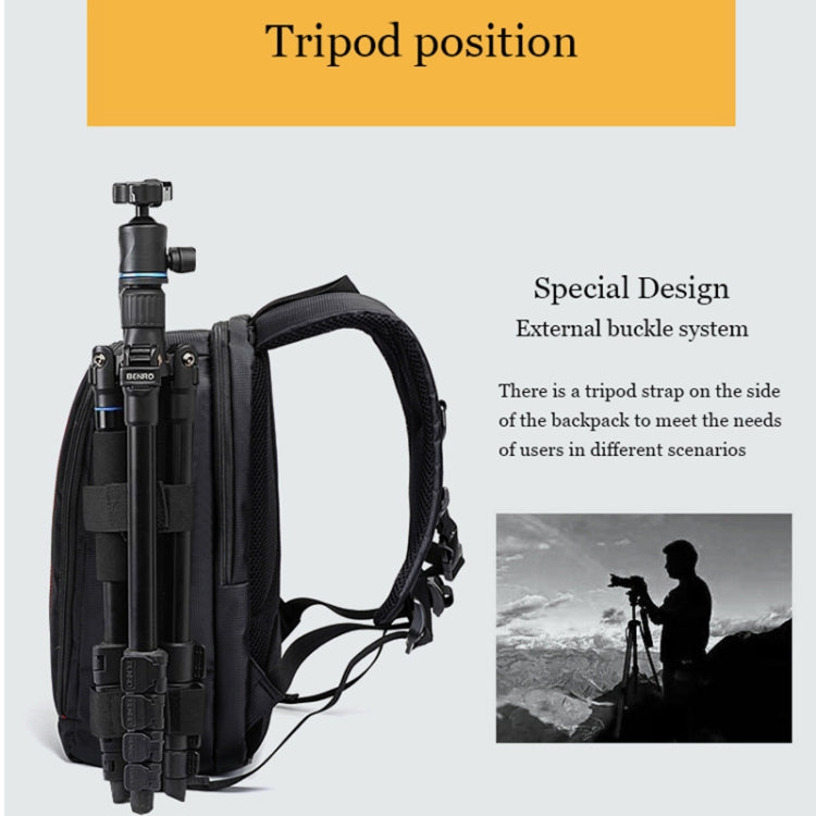 Outdoor Camera Backpack Waterproof Photography Camera Shoulders Bag, Size:45x32x18cm(Orange) - Backpack by PMC TechLife | Online Shopping South Africa | PMC TechLife | Buy Now Pay Later Mobicred