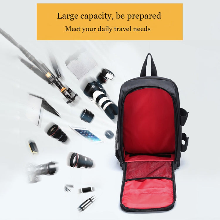 Outdoor Camera Backpack Waterproof Photography Camera Shoulders Bag, Size:33.5x25.5x15.5cm(Orange) - Backpack by PMC TechLife | Online Shopping South Africa | PMC TechLife | Buy Now Pay Later Mobicred