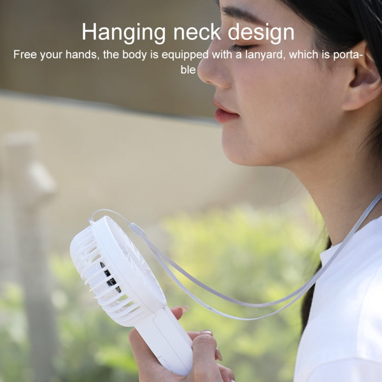 WT-F58 Hanging Neck Handheld Electric Fan(Green) - Electric Fans by PMC TechLife | Online Shopping South Africa | PMC TechLife | Buy Now Pay Later Mobicred