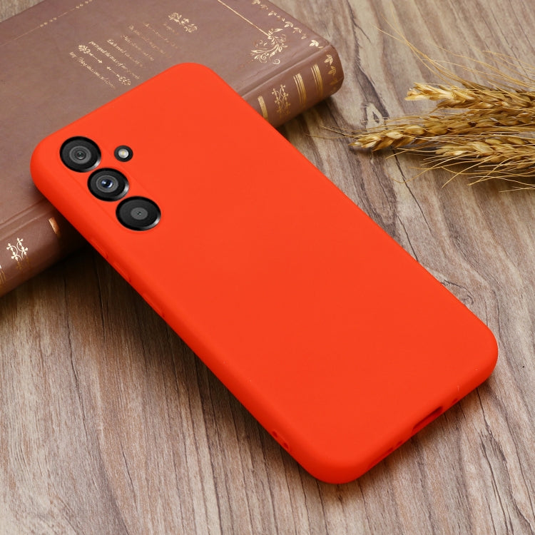 For Samsung Galaxy A34 5G Pure Color Liquid Silicone Shockproof Phone Case(Red) - Galaxy Phone Cases by PMC TechLife | Online Shopping South Africa | PMC TechLife