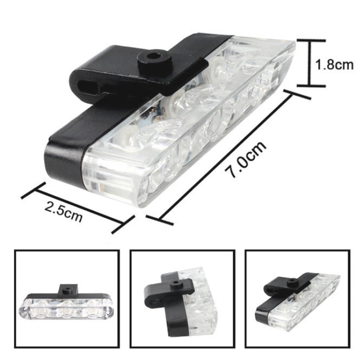 4 in 1 Car 12LEDs Grille Flash Lights Warning Lights with Wireless Remote Control, Color:Red Blue - Warning Lights by PMC TechLife | Online Shopping South Africa | PMC TechLife | Buy Now Pay Later Mobicred