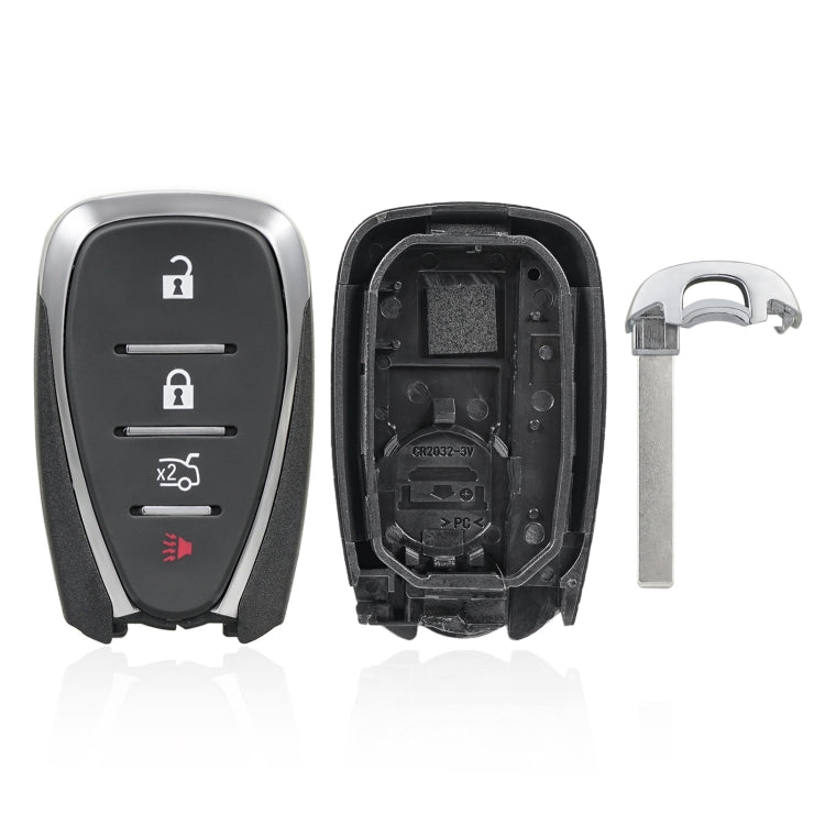 For Chevrolet / Opel 3+1 Button + Horn Button Car Key Case Remote Control Shell - Car Key Cases by PMC TechLife | Online Shopping South Africa | PMC TechLife | Buy Now Pay Later Mobicred