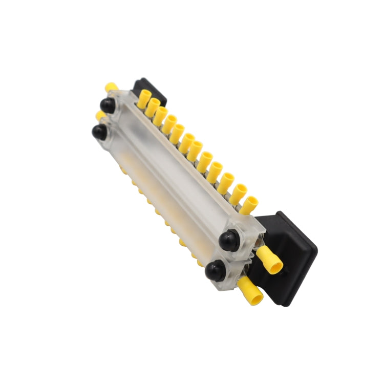 CP-3053 150A 12-48V RV Yacht Double-row 12-way Busbar with 28pcs Terminals(Black) - Booster Cable & Clip by PMC TechLife | Online Shopping South Africa | PMC TechLife | Buy Now Pay Later Mobicred