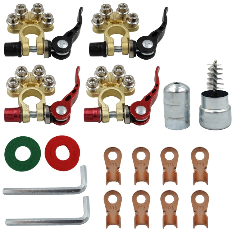 CP-3085 Car Battery Brass Stake Head Removable Battery Terminal Connector - Booster Cable & Clip by PMC TechLife | Online Shopping South Africa | PMC TechLife | Buy Now Pay Later Mobicred