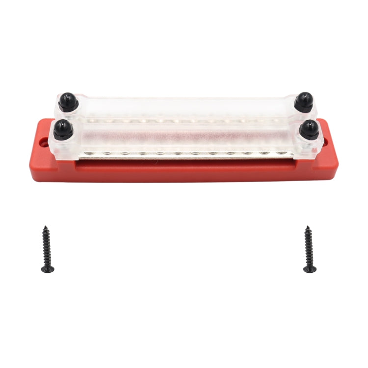 CP-3109-02 150A 12-48V RV Yacht Double-row 12-way Busbar(Red) - Booster Cable & Clip by PMC TechLife | Online Shopping South Africa | PMC TechLife | Buy Now Pay Later Mobicred