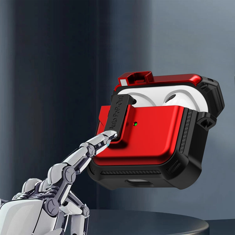 For AirPods 3 Signal Flag Wireless Earphones Case with Security Lock(Blue) - For AirPods 3 by PMC Jewellery | Online Shopping South Africa | PMC Jewellery | Buy Now Pay Later Mobicred