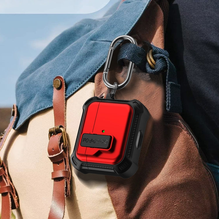 For AirPods 3 Signal Flag Wireless Earphones Case with Security Lock(Green) - For AirPods 3 by PMC Jewellery | Online Shopping South Africa | PMC Jewellery | Buy Now Pay Later Mobicred