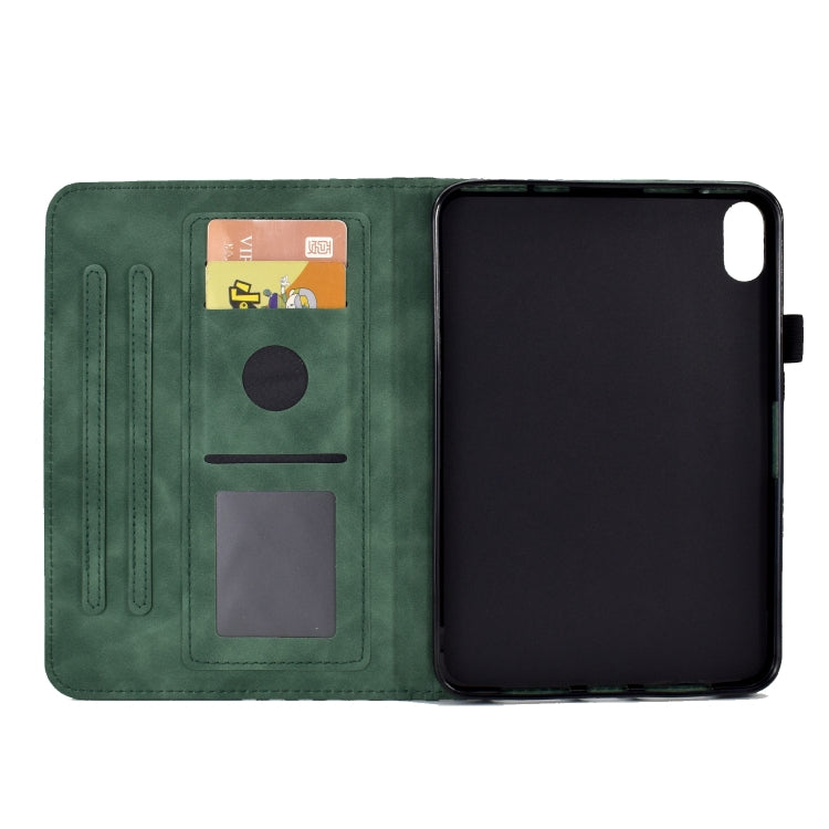 For Lenovo Tab P11 / J606F Rhombus Embossed Leather Smart Tablet Case(Green) - Lenovo by PMC TechLife | Online Shopping South Africa | PMC TechLife | Buy Now Pay Later Mobicred