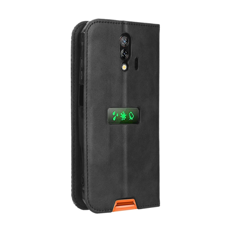 For Blackview BV7200 Magnetic Buckle Retro Texture Leather Phone Case(Black) - More Brand by PMC TechLife | Online Shopping South Africa | PMC TechLife