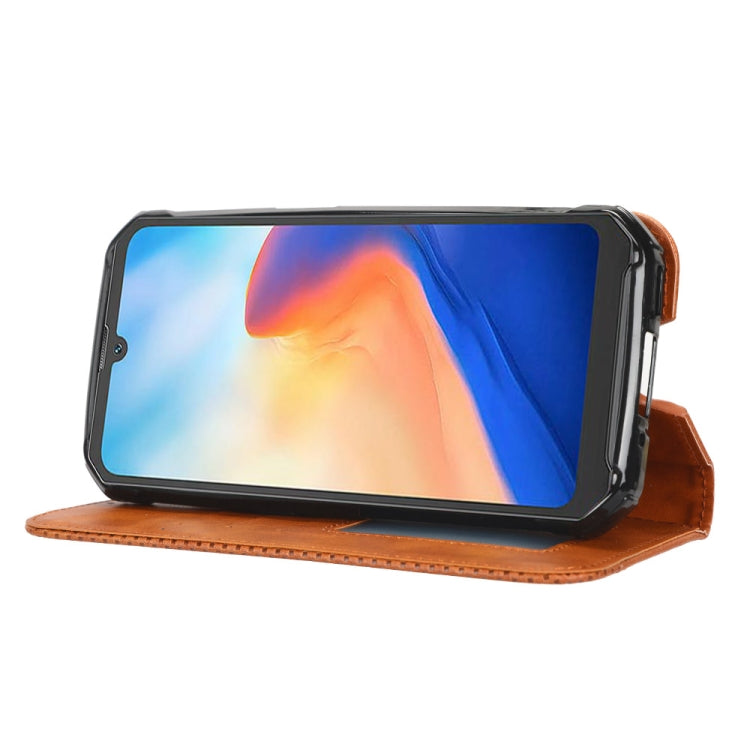 For Blackview BV7200 Magnetic Buckle Retro Texture Leather Phone Case(Brown) - More Brand by PMC TechLife | Online Shopping South Africa | PMC TechLife | Buy Now Pay Later Mobicred