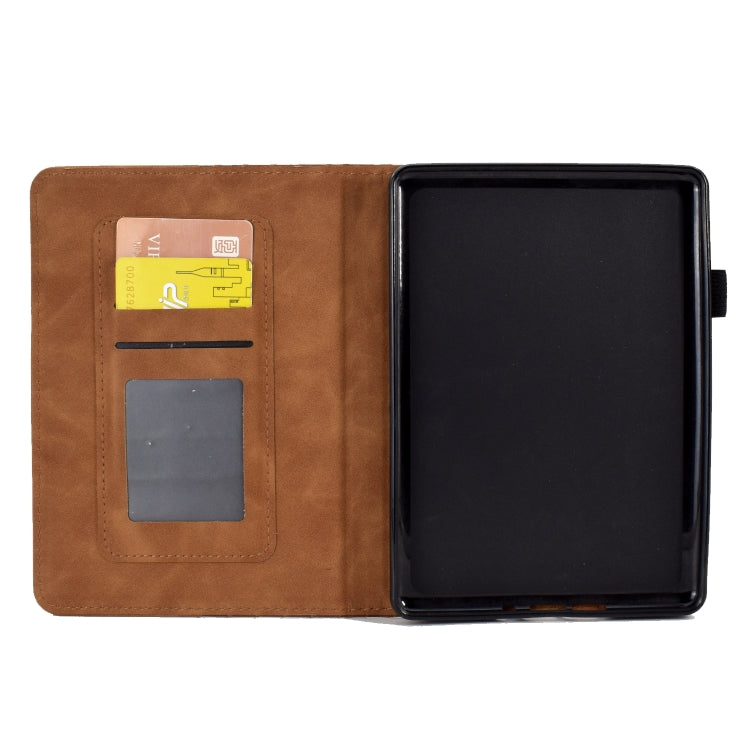 For Amazon Kindle PaperWhite 5 2021 Rhombus Embossed Leather Tablet Case(Brown) - Amazon by PMC TechLife | Online Shopping South Africa | PMC TechLife | Buy Now Pay Later Mobicred